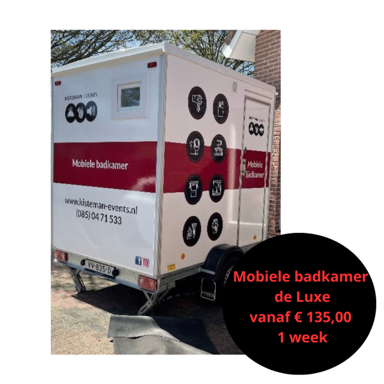 Mobiele badkamers / Douchewagens mobiele badkamer de luxe